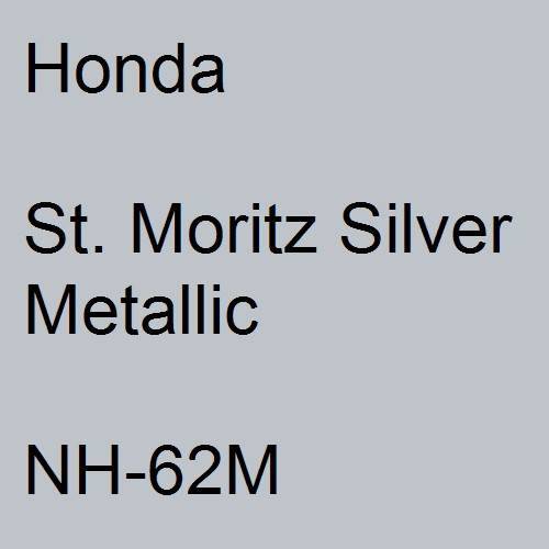 Honda, St. Moritz Silver Metallic, NH-62M.